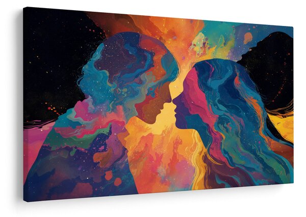 Obraz - Vesmírna láska (90x60 cm)