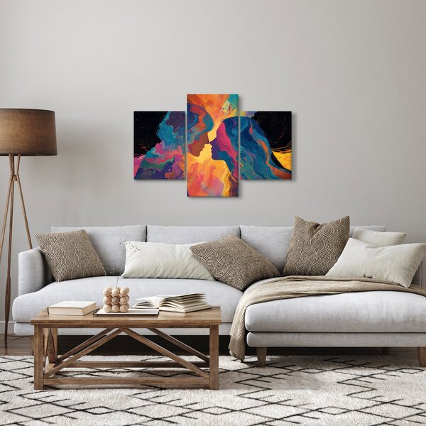 Obraz - Vesmírna láska (90x60 cm)