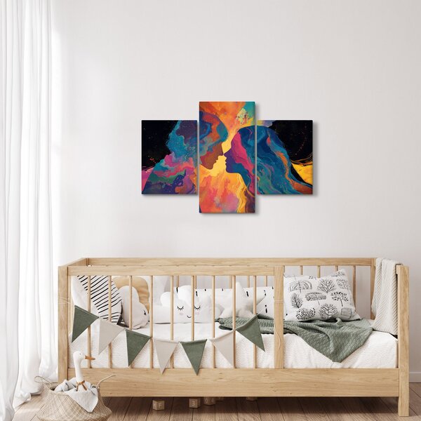 Obraz - Vesmírna láska (90x60 cm)