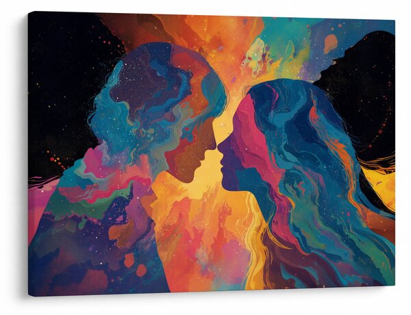Obraz - Vesmírna láska (70x50 cm)
