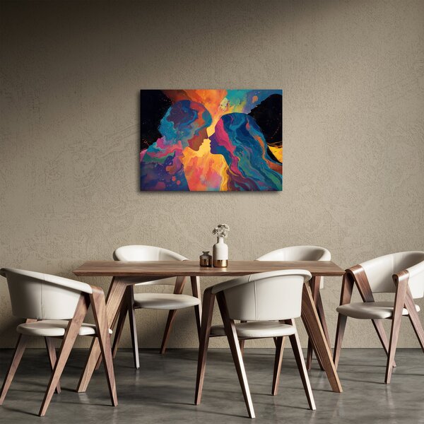 Obraz - Vesmírna láska (70x50 cm)