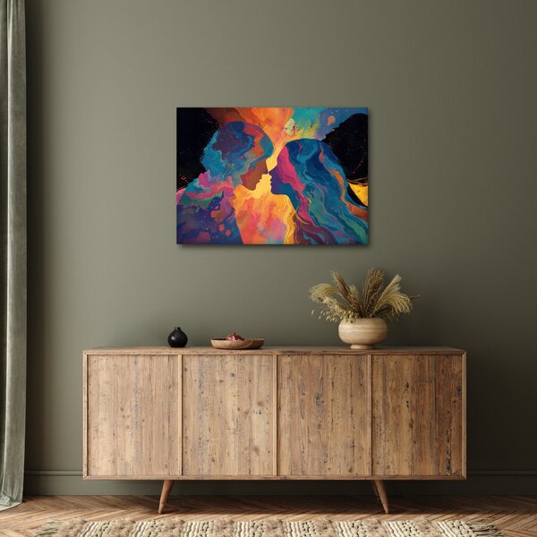 Obraz - Vesmírna láska (70x50 cm)