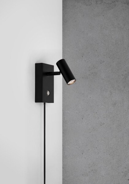 Nordlux - LED Stmievateľné nástenné bodové svietidlo OMARI LED/3,2W/230V čierna