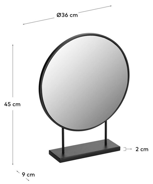 Kozmetické zrkadlo 36x45 cm Libia – Kave Home