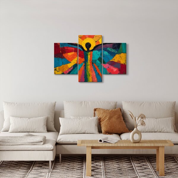 Obraz - Maľovaný anjel (90x60 cm)