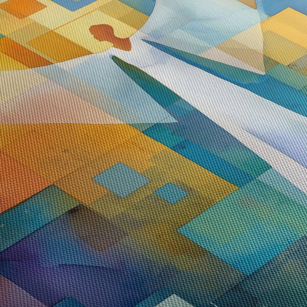 Obraz - Geometrický anjel (150x105 cm)