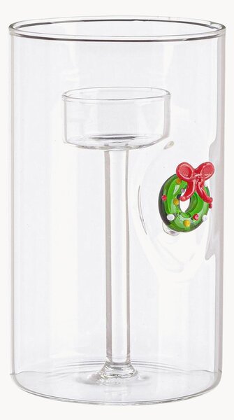 Sklenené svietniky Lavish Wreath, 2 ks