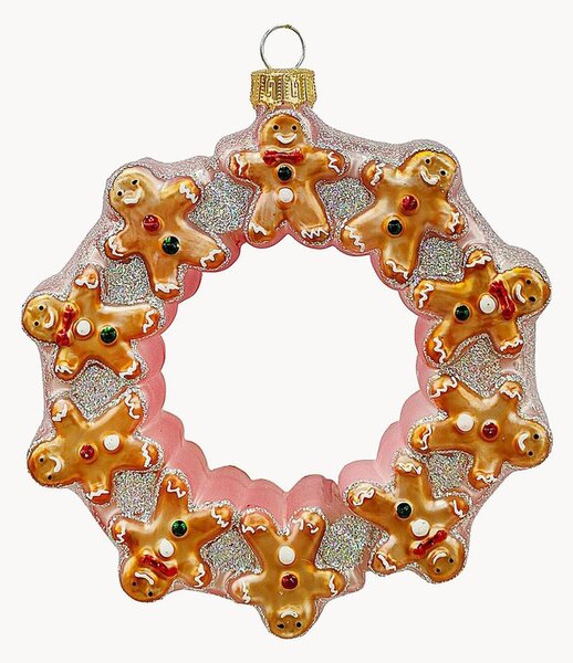 Sklenené vianočné ozdoby Diamond, 6 ks