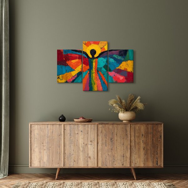 Obraz - Maľovaný anjel (90x60 cm)