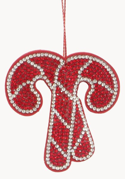 Sklenené vianočné ozdoby Jewel, 2 ks