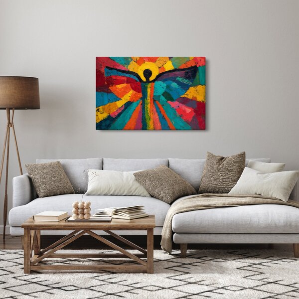 Obraz - Maľovaný anjel (90x60 cm)