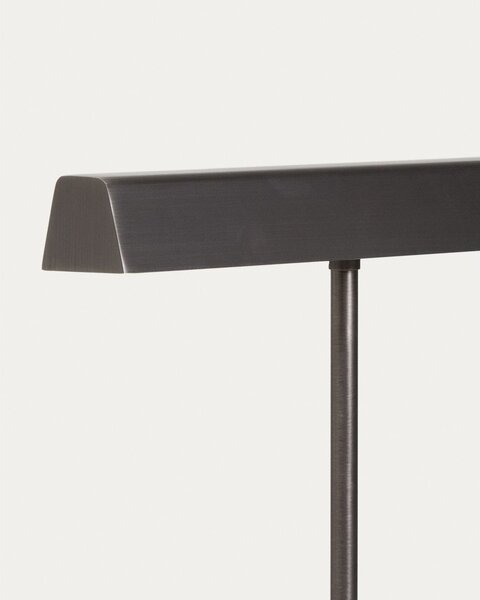 Čierna stojacia lampa (výška 121 cm) Lynor – Kave Home