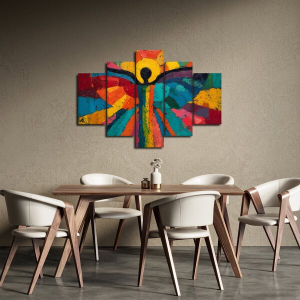 Obraz - Maľovaný anjel (150x105 cm)