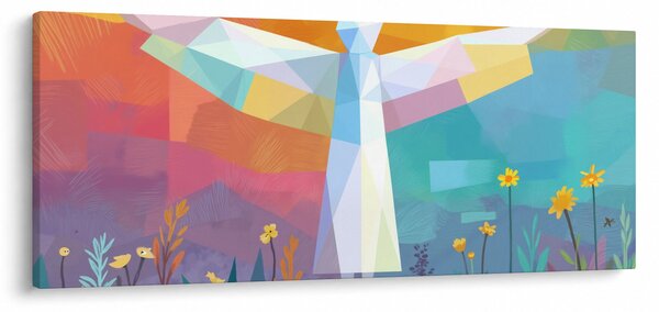 Obraz - Strážca kvetov (120x50 cm)
