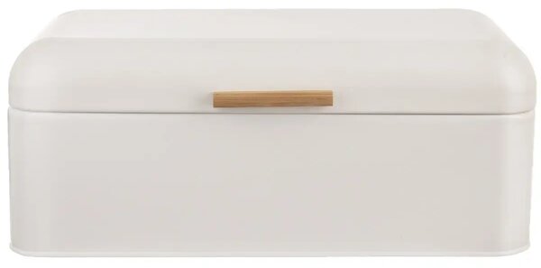 Whiteline Chlebník 42 × 24 × 16,5 cm, plech/bambus ORION 152460
