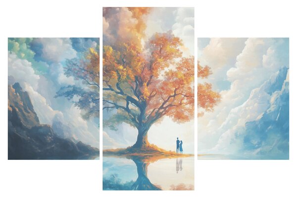 Obraz – Strom života a lásky (90x60 cm)