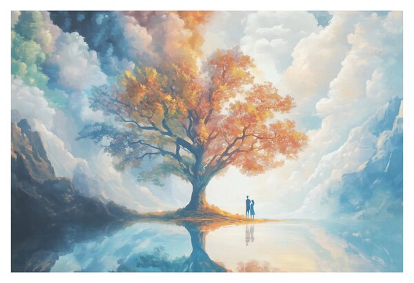 Obraz – Strom života a lásky (90x60 cm)