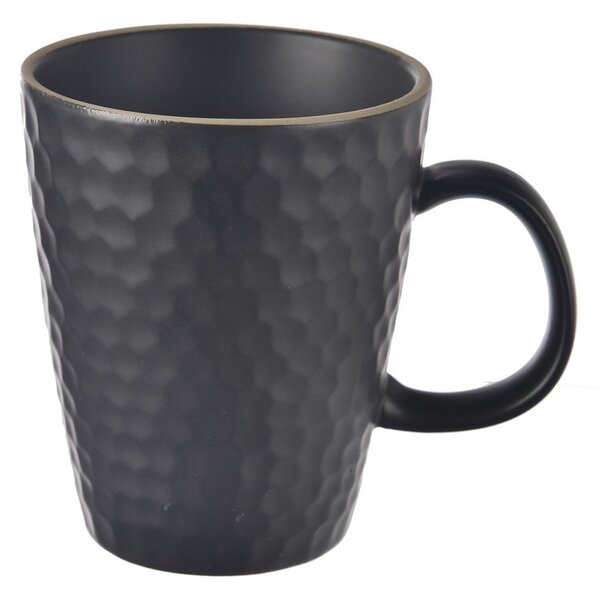 Čierny keramický hrnček 420 ml Tea Time – Orion