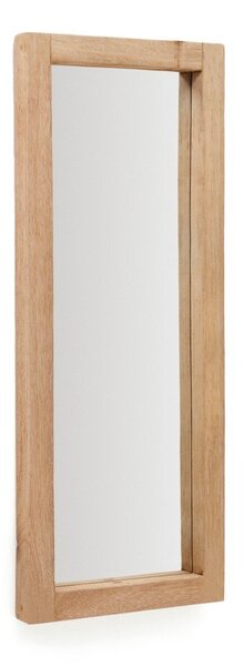 Nástenné zrkadlo s dreveným rámom 50x120 cm Maden – Kave Home