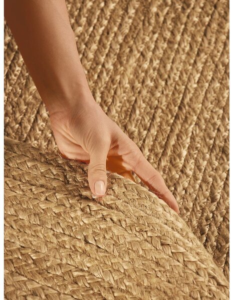 Obojstranný/ručne tkaný jutový koberec v prírodnej farbe 160x230 cm Braided – Hanse Home