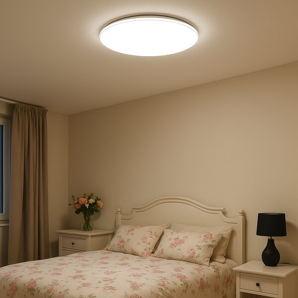 TRIO Reality R64144101 BLANCA stropné svietidlo SMD LED D530mm 46W/5600lm 4000K biela, switchdimmer