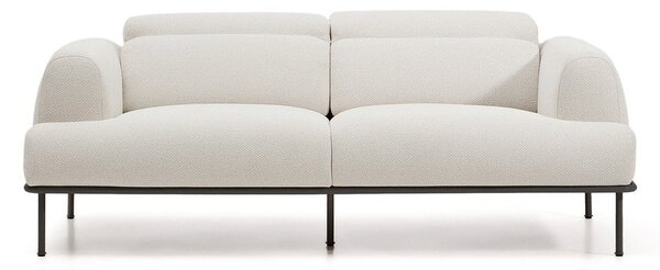 Béžová ženilková polohovacia pohovka 214 cm Aurum – Kave Home