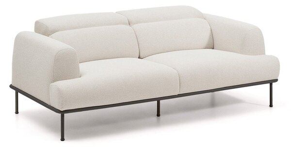 Béžová ženilková polohovacia pohovka 214 cm Aurum – Kave Home