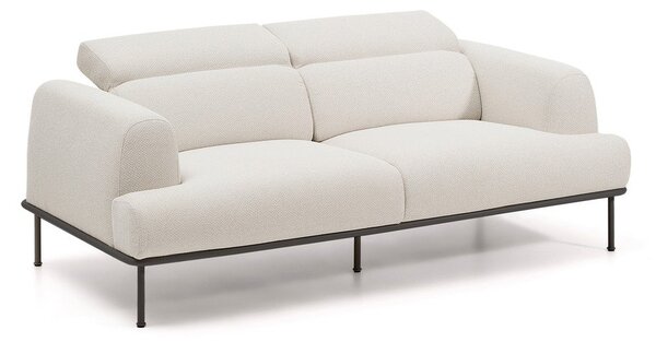 Béžová ženilková polohovacia pohovka 214 cm Aurum – Kave Home