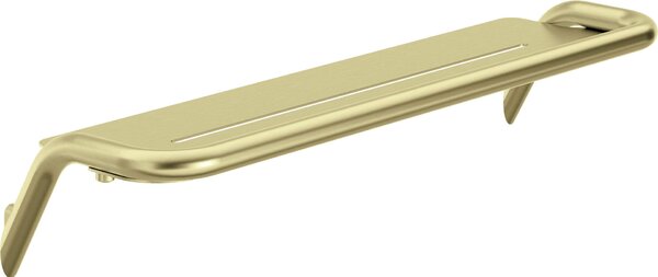 Deante Silia, nástenná polička 436x124x89 mm, zlatá matná, DEA-ADI_R511