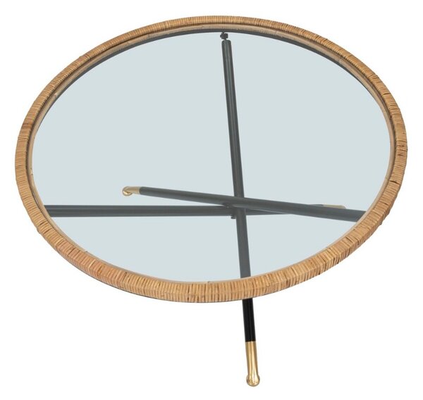 Dizajnový konferenčný stolík Vasundhara 80 cm viacfarebný