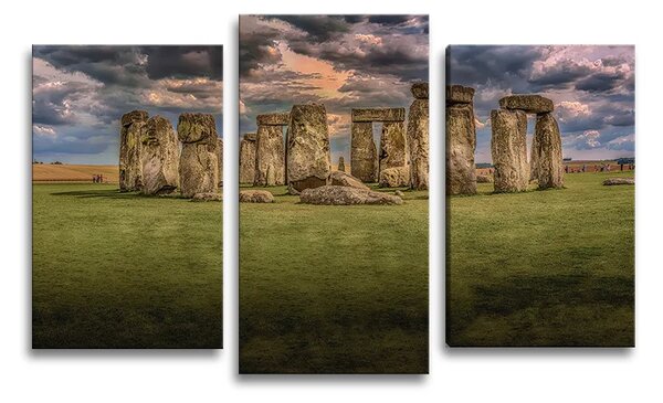 Sablio Obraz - 3-dílný Stonehenge - 75x50 cm