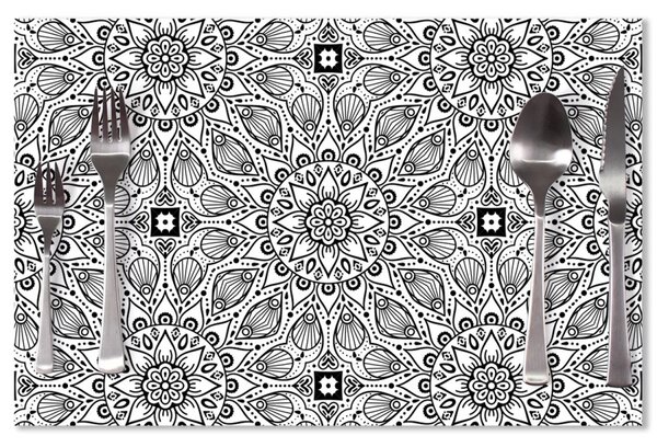 Sablio Prestieranie Biele mehendi: 40x30cm