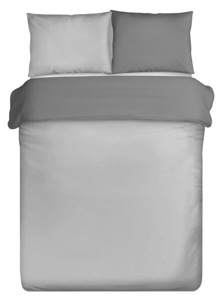 SATÉNOVÉ OBLIEČKY DINA 200X220 CM, 2KS 70X80 CM SVETLOSIVÉ