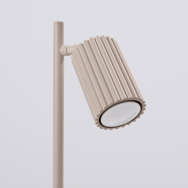 Taupe kovová stolová lampa (výška 43 cm) Gleam – Sollux