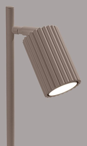 Taupe kovová stolová lampa (výška 43 cm) Gleam – Sollux