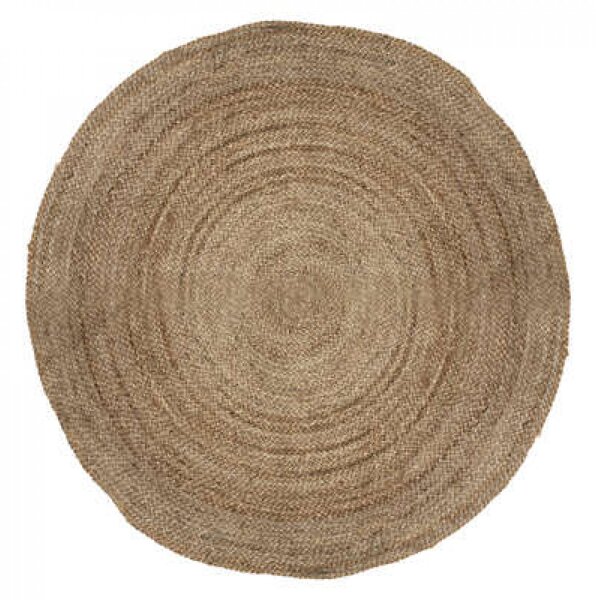 Okrúhly jutový koberec JUTIQUE 120 cm