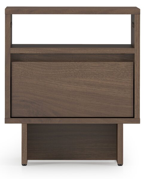 Nočná skrinka Zolia 40 cm so zásuvkou - elegantný orech