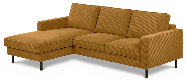 ROHOVÁ SEDAČKA, textil, horčicovožltá Livetastic - Sedačky, Online Only
