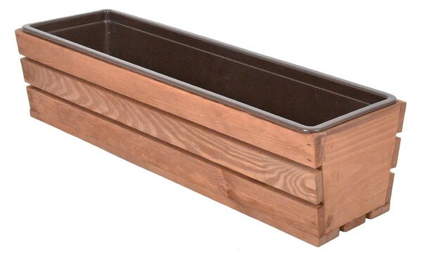 Drevený kvetináč 61 cm Modern – Rojaplast