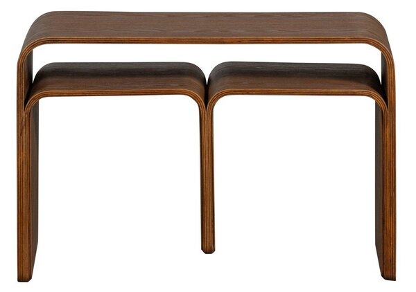 Odkladací stolík v dekore orecha 32x40 cm Frey – WOOOD