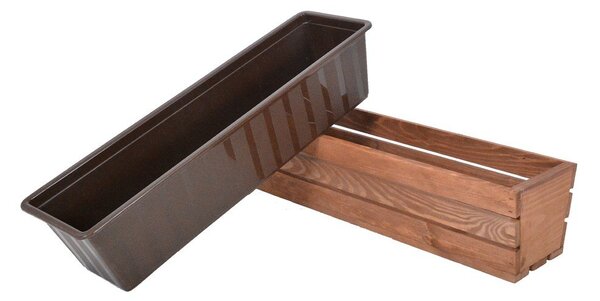 Drevený kvetináč 61 cm Modern – Rojaplast