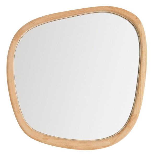 Nástenné zrkadlo s dreveným rámom 45,5x47 cm Alura – Kave Home