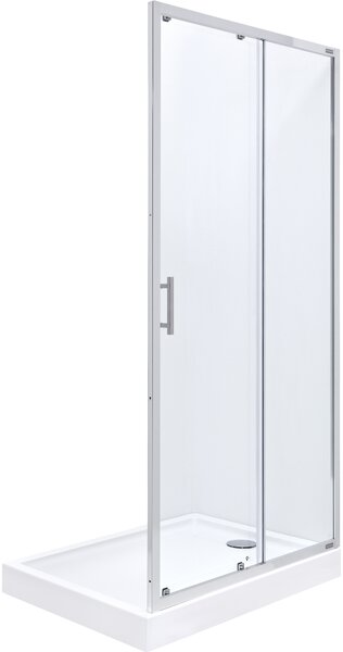 Roca Town-N sprchové dvere 120 cm posuvné chróm lesklá/priehľadné sklo AMP2812012M