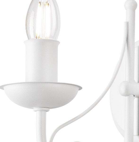 Nástenná lampa DONATO 1xE14/40W/230V biela