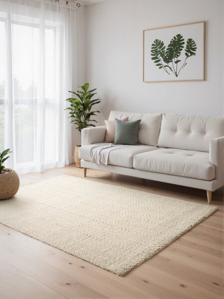 ELLE Decoration , Kusový koberec Majoli 106238 White z kolekcie Elle, 120x170, biela, chodba / predsieň
