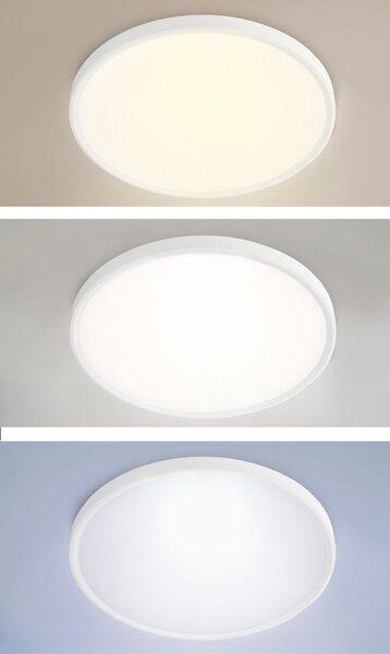 SOLIGHT LED osvetlenie s diaľkovým ovládačom Estela White UGR 40W, 4300lm, 40cm, URG