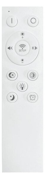 SOLIGHT LED osvetlenie s diaľkovým ovládačom Estela White 50W, 5400lm, 60cm, URG