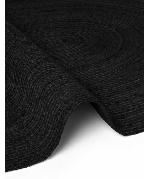 Čierny obojstranný/ručne tkaný jutový koberec 160x230 cm Braided – Hanse Home
