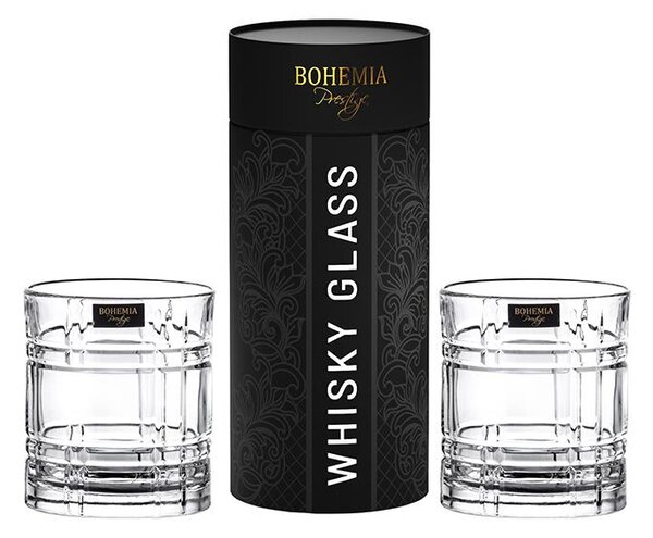 BOHEMIA PRESTIGE SEMPRE POHÁR NA WHISKY V TUBE 340 ML SADA 2KS