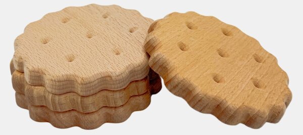 Sinsay - Drevené podložky pod poháre 4 pack - jantárová